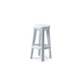 Барний табурет Frozen Square Stool 6342 N2 Ashen (6342N2)1